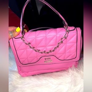 Hot pink Steve Madden purse